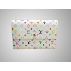 Cartera Louis Vuitton Monogram Multicolore White Alexandra