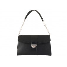 Clutch Louis Vuitton Epi Lena de piel negro