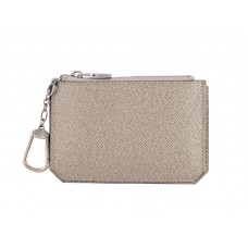 Louis Vuitton Cartera con llavero de cuero Taiga Polaire