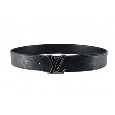 Louis Vuitton Cinturón Epi Iniciales Negro