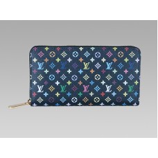 Cartera Louis Vuitton Monogram Multicolore Zippy Negra