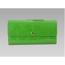 Cartera Louis Vuitton Monogram Vernis Sarah Verde tónico