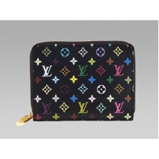 Monedero Louis Vuitton Monogram Multicolore Black Zippy Coin Grenade