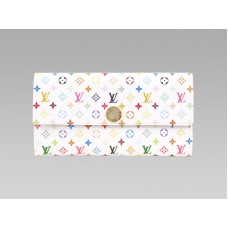 Cartera Louis Vuitton Monogram Multicolore White Sarah Anis