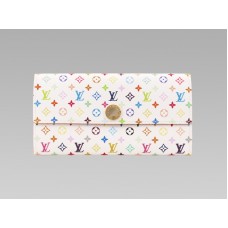 Cartera Louis Vuitton Monogram Multicolore White Sarah Citron