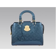 Monograma de Louis Vuitton Vernis Melrose Avenue Bleu Nuit