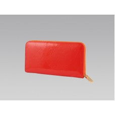 Cartera Louis Vuitton Monogram Vernis Zippy Naranja Atardecer