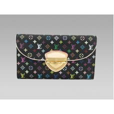 Cartera Louis Vuitton Monogram Multicolore Black Eugenie