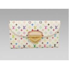 Cartera Louis Vuitton Monogram Multicolore White Eugenie