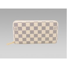 Cartera con cremallera Louis Vuitton Damier Azur