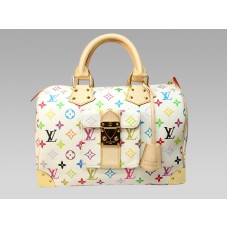 Louis Vuitton Speedy 30 multicolor blanco