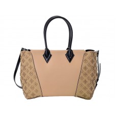 Louis Vuitton W Bolso Pm Cuir Orferre Cuerpo Y Veau Cachemire Lados Beige