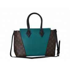 Bolso Louis Vuitton W Monogram y piel Pm Green