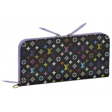 Cartera Louis Vuitton Monogram Multicolore Black Inusual Violeta
