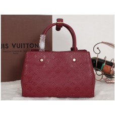 Louis Vuitton Monogram Empreinte Montaigne Mm Burdeos
