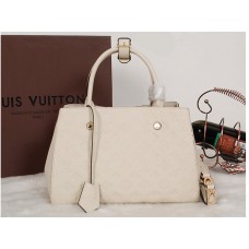 Louis Vuitton Monograma Empreinte Montaigne Mm Beige