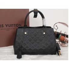 Louis Vuitton Monograma Empreinte Montaigne Mm Negro