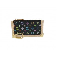 Estuche para llaves negro multicolor de Louis Vuitton