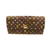 Louis Vuitton Pochette Negro Multicolor Porte Monnaie Nm