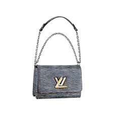 Louis Vuitton Epi Leather Twist Mm Denim Oscuro