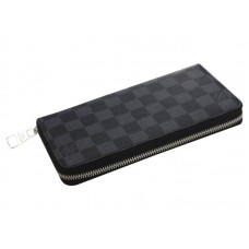 Cartera con cremallera Louis Vuitton Damier Graphite