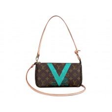 Accesorios Louis Vuitton Monogram V Pochette Turquesa