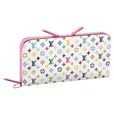 Cartera inusual multicolor Louis Vuitton Litchi