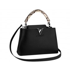 Bolso Louis Vuitton Capucines Bb Python Noir