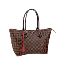 Louis Vuitton Damier Ebene Canvas Caissa Tote Mm Cereza