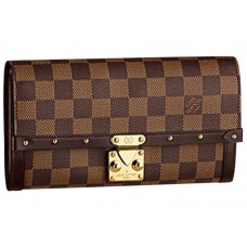 Cartera Venecia de lona Louis Vuitton Damier Ebene