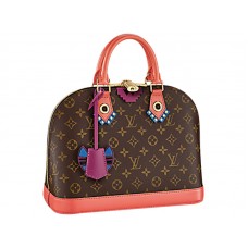 Bolso Louis Vuitton Monogram Canvas Alma Pm Totem Flamingo