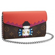 Cartera Totem con cadena de lona y monograma de Louis Vuitton