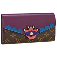 Cartera Louis Vuitton Monogram Canvas Sarah Totem Magenta