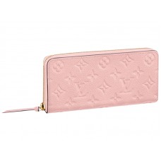 Cartera Clemence de cuero con monograma Empreinte de Louis Vuitton Rosa ballet
