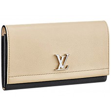 Cartera Louis Vuitton Lockme Ii Vanille Noir