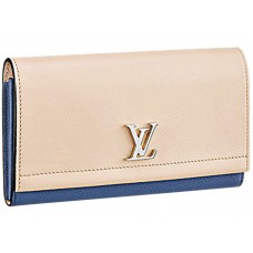 Cartera Louis Vuitton Lockme Ii Azul vainilla