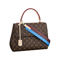 Bolso Louis Vuitton Monogram Canvas Cluny Mm Bleu Glacial