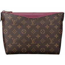 Estuche de belleza Pallas de lona con monograma de Louis Vuitton, color pasa