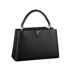 Louis Vuitton Capucines Mm Bolso Negro