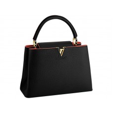 Bolso Louis Vuitton Capucines Mm Noir Flamenco