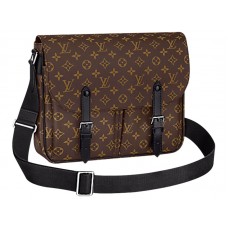 Bolso mensajero Christopher de lona con monograma de Louis Vuitton