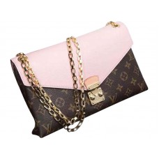 Cadena Pallas de lona con monograma de Louis Vuitton en rosa