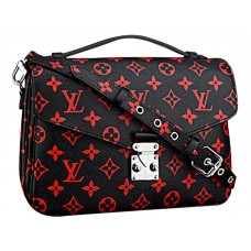 Pochette de lona con monograma de Louis Vuitton Metis