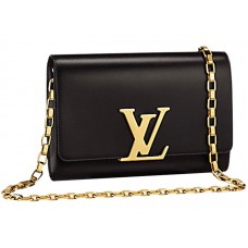Cadena Louis Vuitton Louise Gm Negra