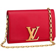 Cadena Louis Vuitton Louise Gm Roja