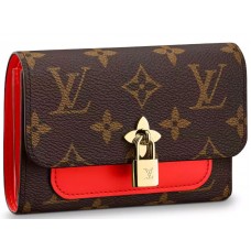 Louis Vuitton Cartera de flores Monogram Canvas Coquelicot m62567