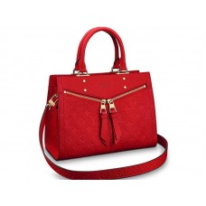 Louis Vuitton Monograma Empreinte Cuero Sully PM Cereza m54193