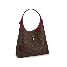 Bolso Louis Vuitton Flower Hobo Monogram Canvas Bordeaux m43547