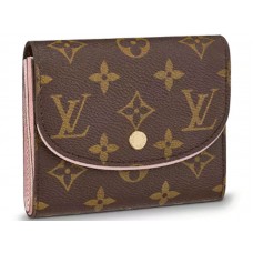 Cartera Louis Vuitton Ariane de lona con monograma y bailarina rosa m62037