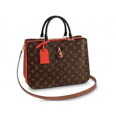 Louis Vuitton Millefeuille Monogram Canvas Negro Rojo m44254